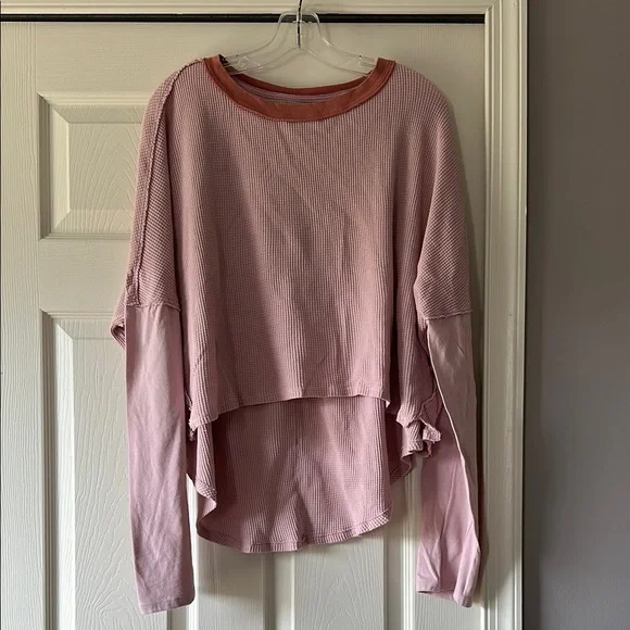 We The Free by Free People Jason Ringer Tee in Pink - Picture 2 of 4